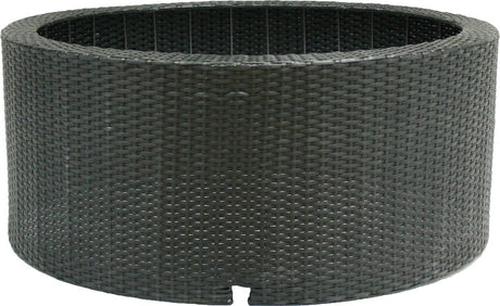 Ubbink - decowall - wicker ii - antraciet - decoratief - omranding voor waterornamenten