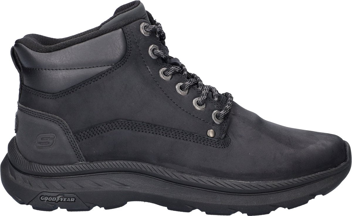 Skechers pollard - waylon heren instappers - zwart