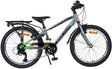 Volare explorer kinderfiets - jongens - 20 inch - donkergrijs - 7 versnellingen