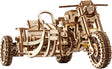 Ugears 3D-Holzmodell - Motorrad-Scrambler UGR-10