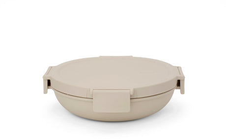 Brabantia Make-Take-Lunchschüssel – 1 l – Kunststoff – zartes Beige