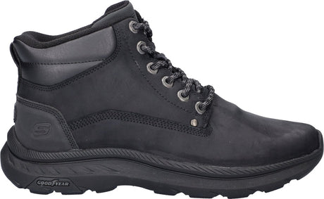 Skechers pollard - waylon heren instappers - zwart