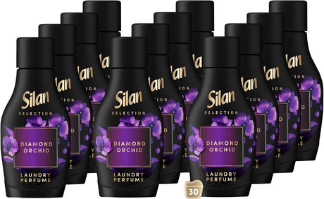 Silan Waschparfüm - Blumenessenzen - Diamantorchidee 540ml - 12x Stück - Duftverstärker - Vorteilspack