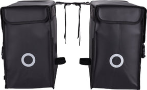 Willex Doppel-Fahrradtasche – Bisonyl – Schwarz – 30 l – universelle Montage
