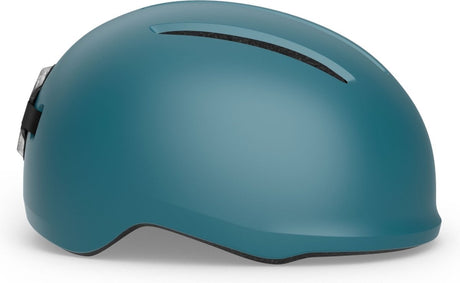 With vibe Fahrradhelm Herren Damen – Fahrradhelm E-Bike Erwachsene – Elektrofahrrad – Citybike – Größe L (58-61cm) – Blau matt (Blau)