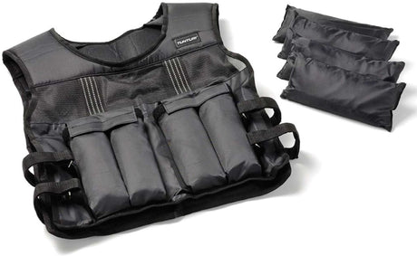 Tunturi gewichstvest - gewichtvest - weight vest - gewichtsvest hardlopen - verstelbaar - 10kg - zwart l