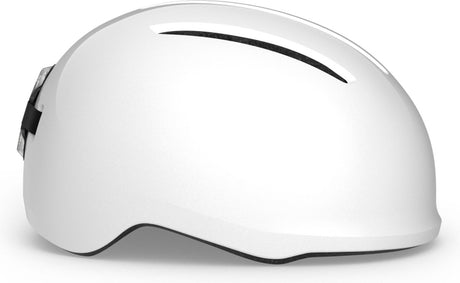 With vibe Fahrradhelm Herren Damen – Fahrradhelm E-Bike Erwachsene – Elektrofahrrad – Citybike – Größe L (58–61 cm) – weiß (weiß) l