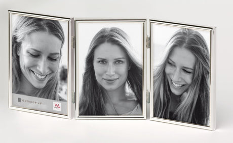 Walther Design Chloe - Fotorahmen - Fotogröße 3x 10x15 cm - Silber