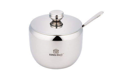 Kinghoff Zuckerdose - mit Löffel