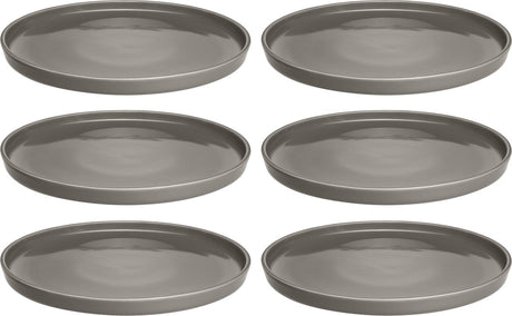 Leonardo Roma Teller 22cm Taupe - Set 6