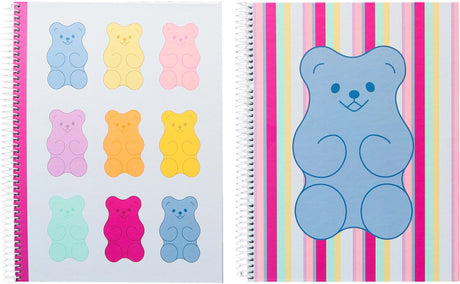 Kangaro-Spiralblock – B'log Sweet Candy – Größe A4 – mit Diamant 5 mm – mit Erdbeerduft – an-122695-a