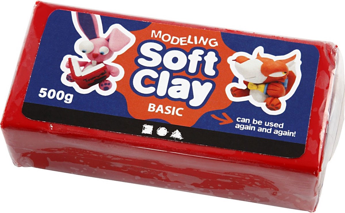 Creativ Company CC weicher Ton 500 gr rot