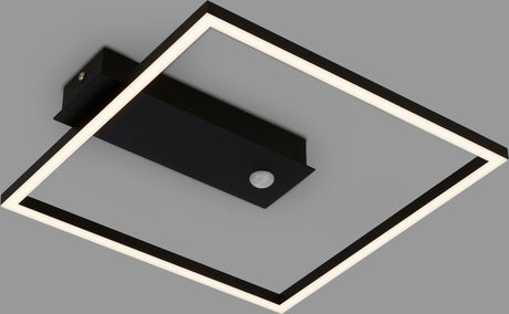 Briloner - nici - LED Deckenleuchte - Deckenleuchte mit Bewegungsmelder - Schwarz - LED - 12,5w