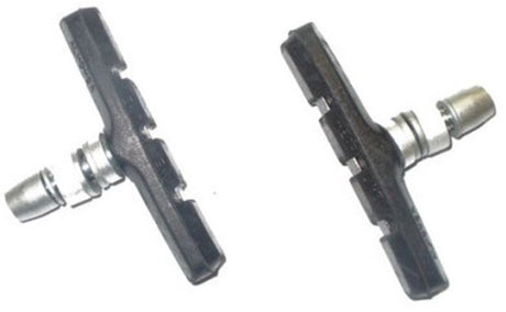 Dresco-Bremsbeläge – für V-Brake-Bremsen – Sechskantmontage – Länge 70 mm – für die Vorder- oder Hinterradbremse – starke Bremskraft bei trockenen und nassen Wetterbedingungen