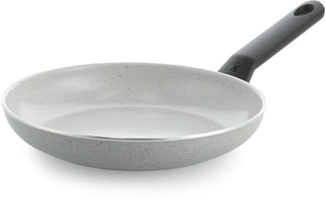 Bk universe koekenpan 24cm - pfas-vrije antikleeflaag - koekenpan inductie - keramische koekenpan - ovenbestendig tot 160°c - koudgreep - grijs graniet