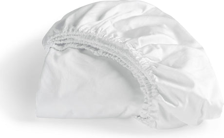 Cinderella - sundays - hoeslaken - 100% katoen-satijn - 140x200 cm - tot 25 cm matrashoogte - wit
