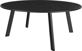Woood fer bijzettafel tuin - metaal - zwart - 40xø70