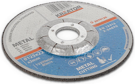 Kreator - Zubehör - krt070120 - Metalltrennscheibe - ø 125 3,2 mm - 6 Stk.