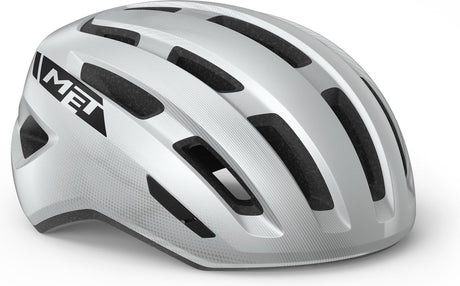 With Miles Mips Fahrradhelm Herren Damen – Fahrradhelm Citybike Erwachsene – E-Bike – Trekking – Größe S M (52–58 cm) – Weiß glänzend (Weiß)