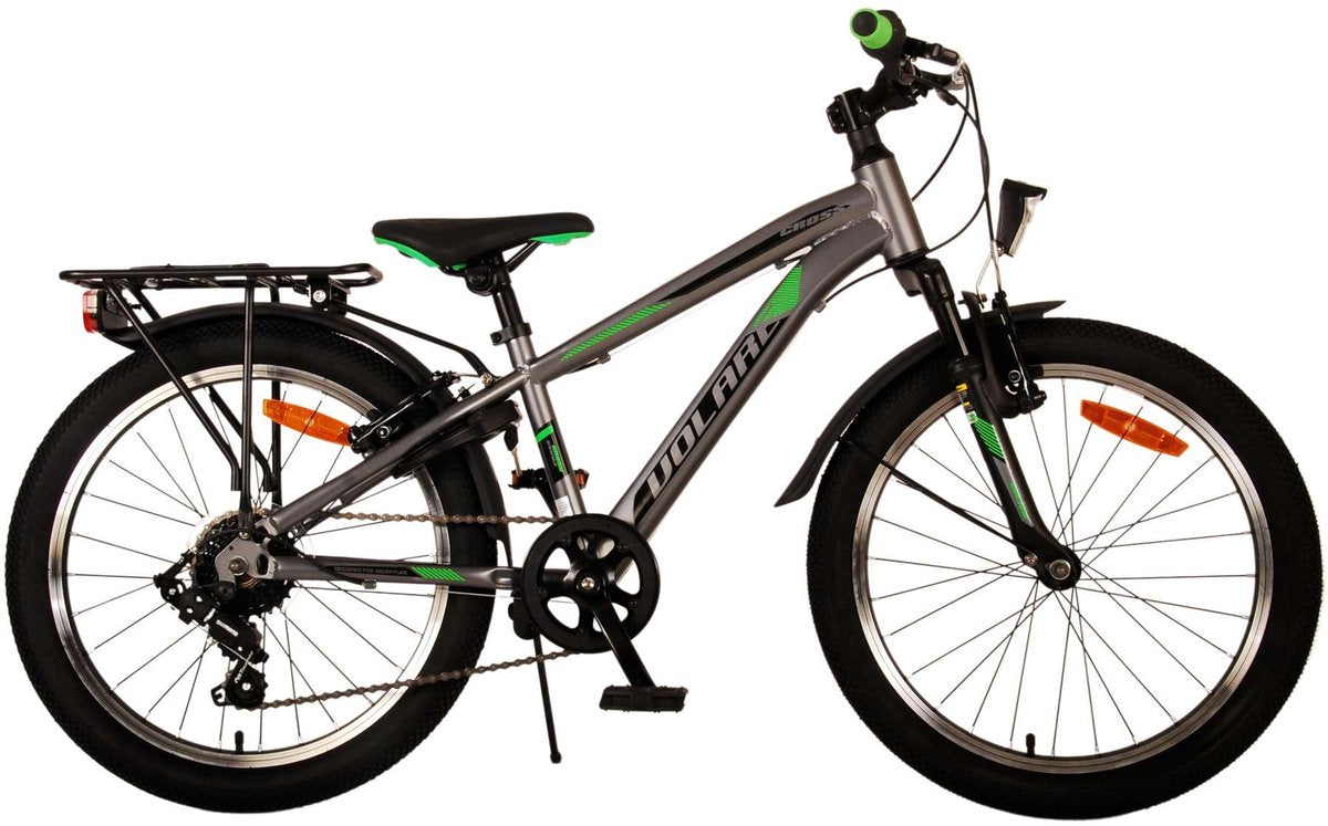 Volare Cross Children's Bicycle - Jungen - 20 Zoll - Grau - 6 Zahnräder
