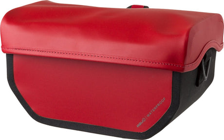 Agu shelter clean - stuurtas - 5l - rood - waterdicht gerecycled polyester - klickfix compatibel - met reflectie - afneembare schouderriem - ritsbinnenvak