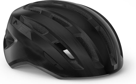 With Miles Fahrradhelm Herren Damen – Fahrradhelm Citybike Erwachsene – E-Bike – Trekking – Größe S M (52-58 cm) – Schwarz glänzend (Schwarz)