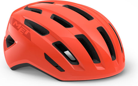 With Miles Fahrradhelm Herren Damen – Fahrradhelm Citybike Erwachsene – E-Bike – Trekking – Größe M L (58–61 cm) – Koralle glänzend (rot)