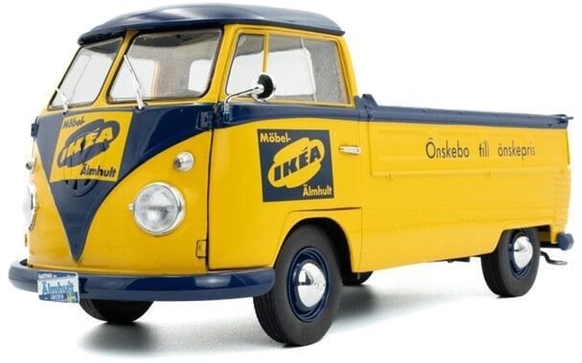Volkswagen t1 pick-up 'ikea sweden' 1950 - 1:18 - solido