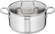 Tefal Virtuoso Kochpfanne aus Edelstahl, 24 cm, für alle Herdarten einschließlich Induktion geeignet