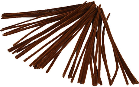 Creativ Company Chenille braun 30cm, 50 Stk.
