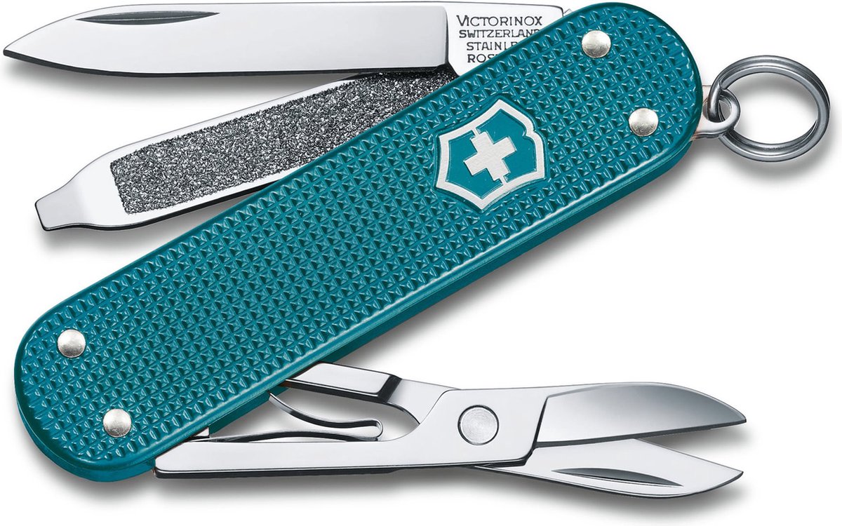 Victorinox Classic Alox Colors Taschenmesser – Wild Jungle – 5 Funktionen