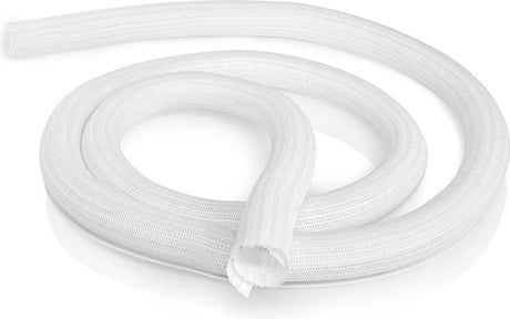 Nedis kabelmanagement - sleeve - 1 stuks - maximale kabeldikte: 30 mm - nylon - wit