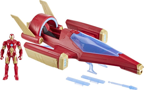 Hasbro Avengers, epische Heldenserie, Iron Man Repulsor Blast Battle Jet