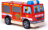 Bigjigs Stapelblöcke – Feuerwehrauto