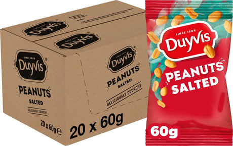 Duyvis Erdnüsse gesalzen Portionspackung (20x 60gr)