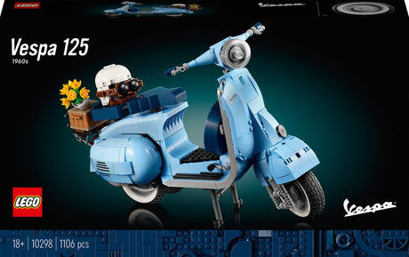Lego Vespa 125 Scooter Baubarer Modellbausatz für Erwachsene – 10298