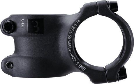 Bbb cycling stuurpen 40 mm - roadforce 35 stuur - -6° +6° hoek - racefiets, e-bike mtb stuurpen vast - bhs-08os