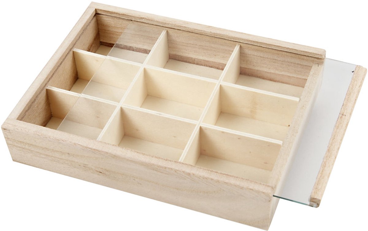 Creativ Company https: www.cchobby.nl Fachbox-Münzbox-d-3-5-cm-dimensions-17x13-cm-1-Stück