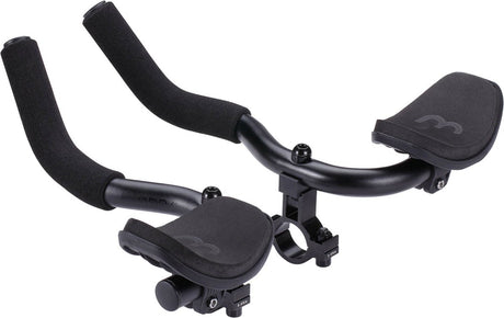 Bbb Cycling Aerobar Rennrad – Aluminium-Aufhängungsstange – verstellbarer Aerobar mit Armlehne – Zeitfahrlenker – Triathlon-Lenker – kompatibel mit 22,2, 25,4 oder 31,8 mm Fahrradlenker – Aerocomfort bhb-59