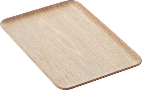 Point-Virgule-Tablett – Holzfarbe – rechteckig – 33,5 x 23 cm