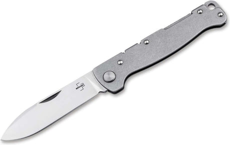 Böker plus Atlas Backlock, Drop Point, Stonewash
