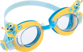 Waimea Schwimmbrille – Kinder – mit Cartoon – UV-Schutz – Gelb Einheitsgröße