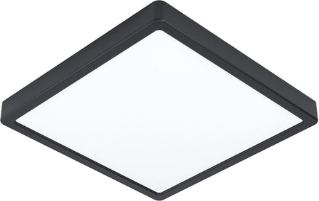 Eglo fueva 5 opbouwlamp - led - 28,5 cm - zwart - badkamer