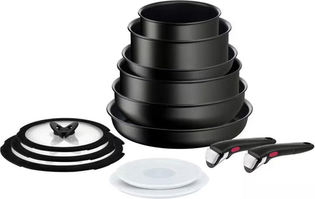 Tefal ingenio unlimited - Pfannenset - 13-teilig - Induktion - stapelbar - abnehmbarer Griff - platzsparend