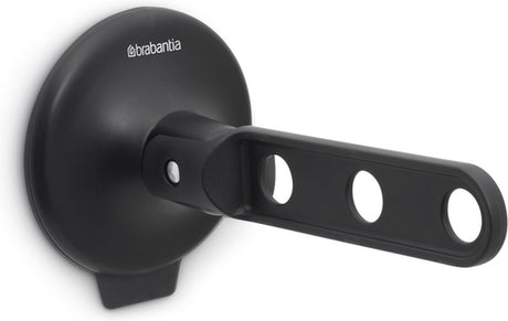 Brabantia faltbarer Kleiderhaken mit Saugnapf schwarz | 2 Stk