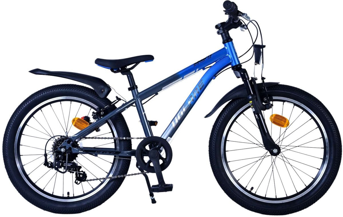 Volare XC Race Children's Bicycle - 20 Zoll - 7 Geschwindigkeit - Blaugrau