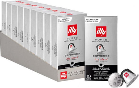 Illy forte Espressokaffeetassen - Intensität 9 9 - 10 x 10 Stück