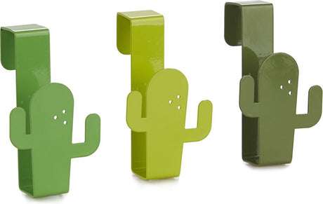 Balvi keukenkasthaakjes cactus x3 metaal