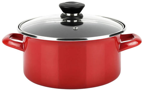 Fagor kookpot optimax rood geëmailleerd staal (ø 20 x 10 cm)