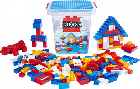 Androni Blox-Bausteine ​​– 250 Stück | Stadt | klassische Bausteine ​​| mit Lego-Bausteinen kombinierbar | Straßen | Stadt | passend für Lego-Bauplatte | passend für Lego